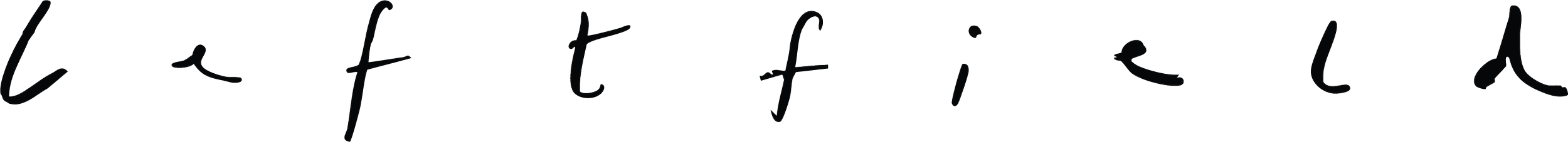 left field — handwritten logo